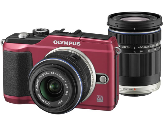 オリンパス OLYMPUS PEN Lite E-PL2 ダブルズームキット [ブラック