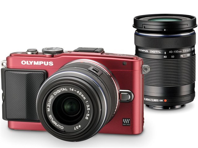 OLYMPUS PEN Lite E-PL6 ダブルズームキット [レッド]の製品画像