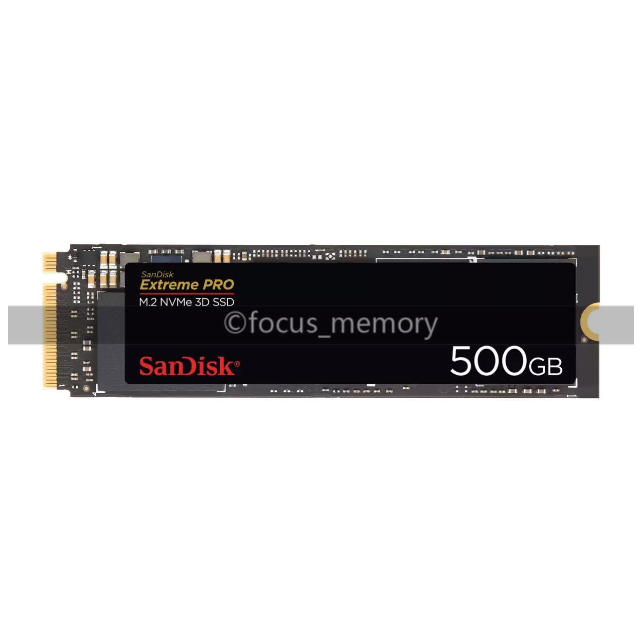 SanDisk Extreme PRO M2 NVMe 3D SSD 250GB 500GB 1TB 2TB Solid State