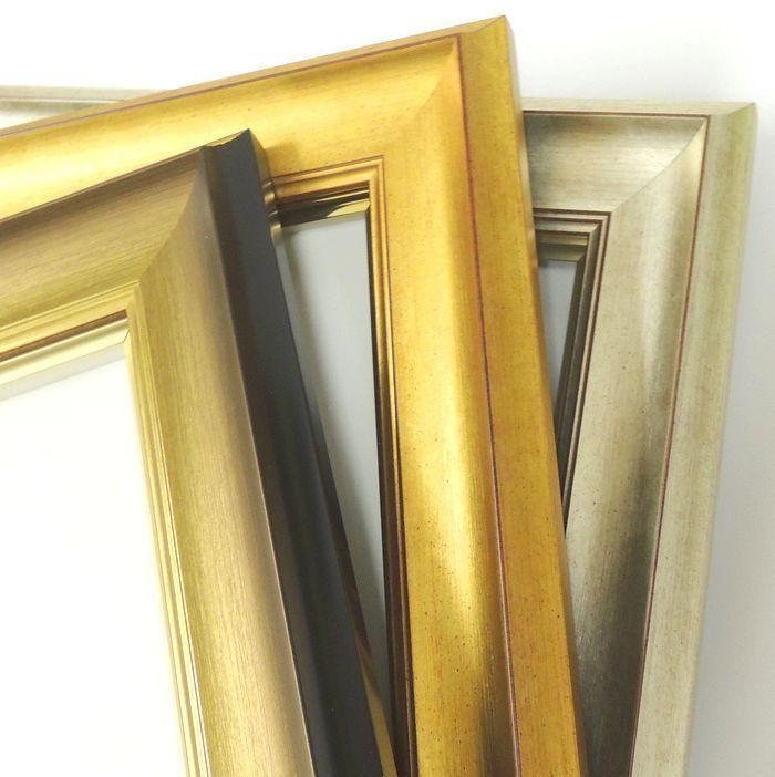 8167 F6号 410×318mm UVカットアクリル板付き油彩額縁 モダンな軽量