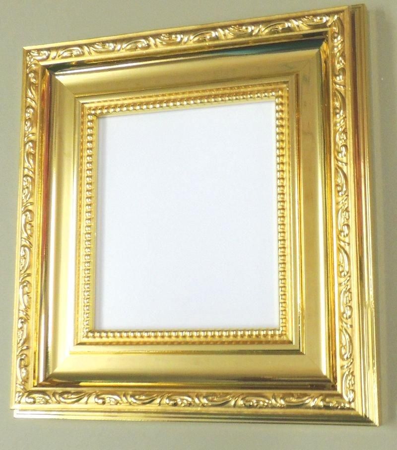 101-III-G076 ミニ色紙 ゴールド 寸松庵 ミニ額 アクリル・箱付き額縁