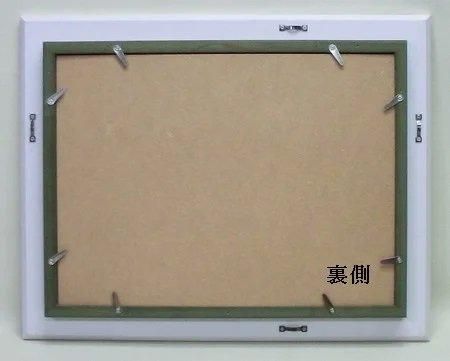 油彩額縁 ホワイト F8号 | 木製フレーム - 額縁 - 激安通販 | 額の