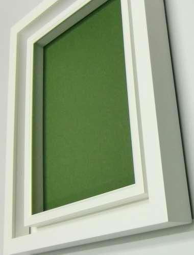 デュエット オフホワイト SM(サム・ホール) 227×158mm 油彩額縁 木製