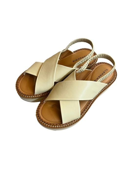 正規取扱店】CLERGERIE BECKA FREEDOM サンダル ECRU(クレジュリー