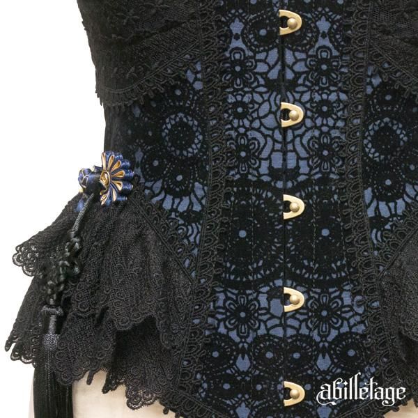 受注生産】oriental croix コルセット(ブルー) - 【公式】abilletage