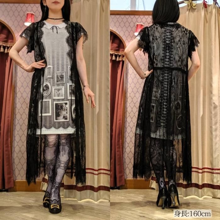 FrameシリーズTシャツワンピース（White frame） - 【公式】abilletage