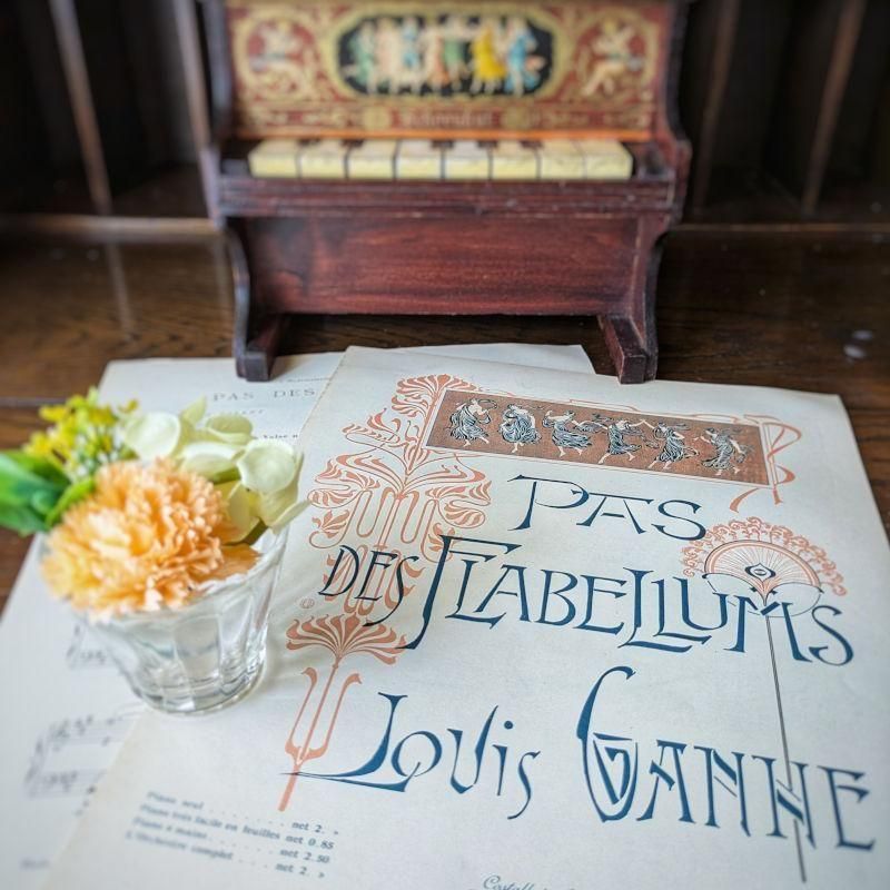 扇のステップ Pas des flabellums 1899年 アンティーク楽譜