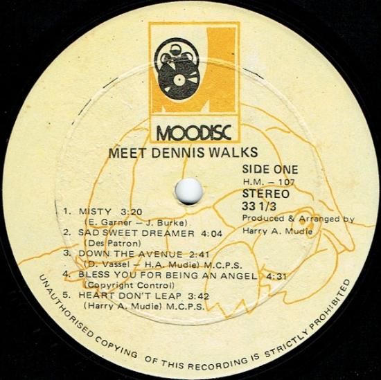 MEET DENNIS WALKS / DENNIS WALKS - STAMINA RECORDS / VINTAGE