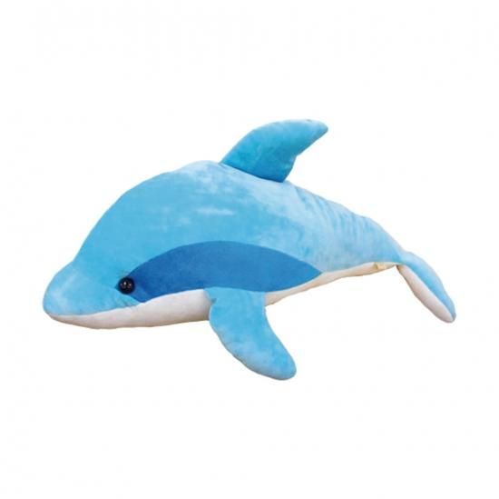 コットンクラウディ M イルカ (ブルー) - ぬいぐるみメーカーTAKE OFF