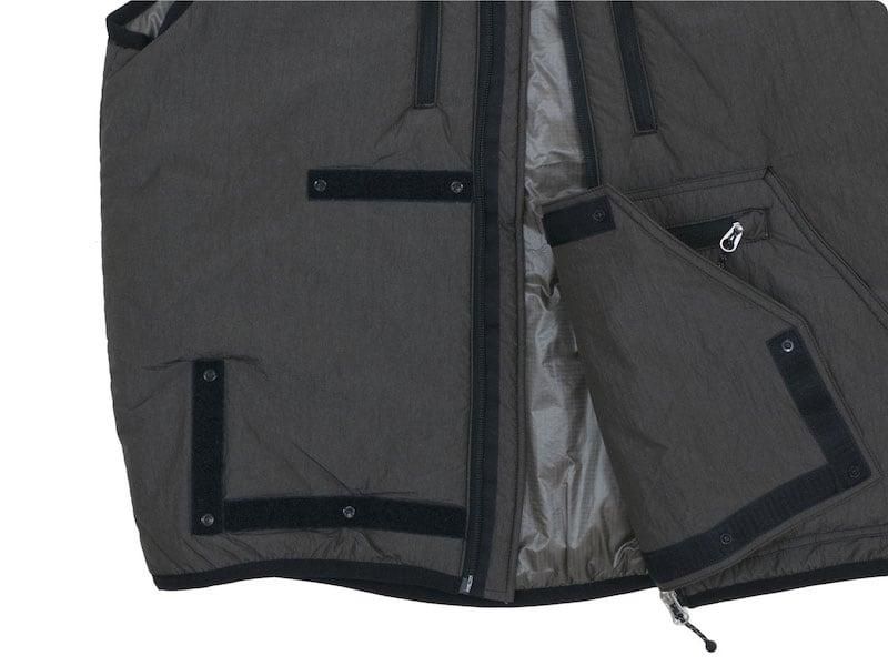 ENDS and MEANS Tactical Puff Vest AFRICAN BLACK ENDS and MEANS通販