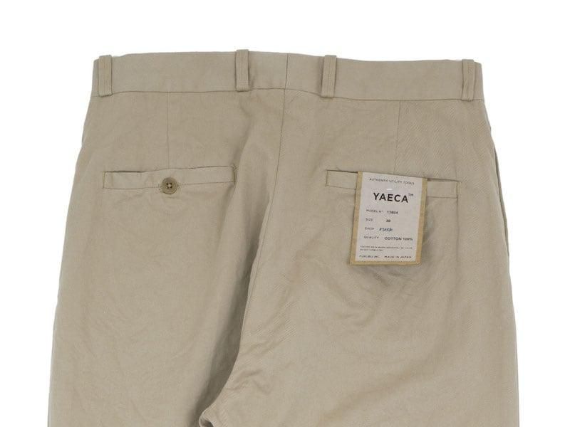 YAECA チノパン タックテーパード KHAKI 〔メンズ〕 YAECA通販・取扱い
