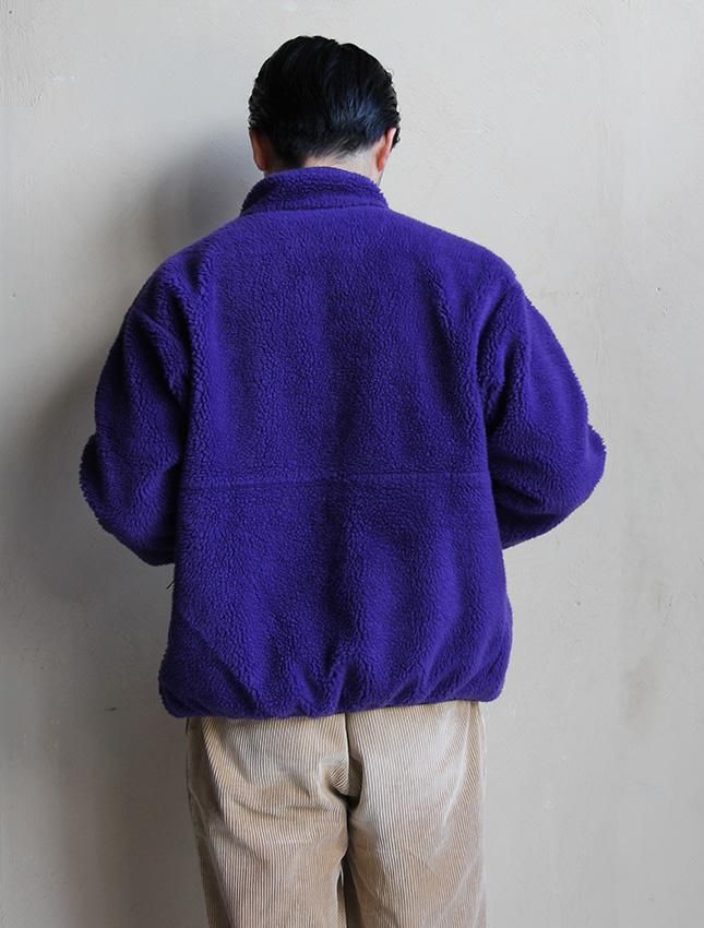 94s PATAGONIA EGGPLANT PILE GRISSADE CARDIGAN M - MATIN, VINTAGE