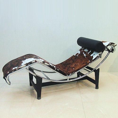 ル・コルビジェ/LC4シェーズロング【ポニースキン・スティールライン