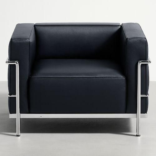 ル・コルビジェ/LC3シングルソファ1人掛【スティールライン