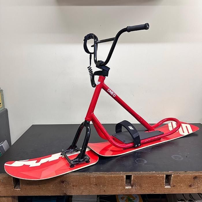 整備済み中古】スノースクート USED SNOWSCOOT jykk one-D red medium