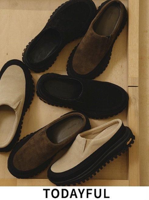 TODAYFUL (トゥデイフル）Vibramsole Leather Sabot☆ 26秋冬予約