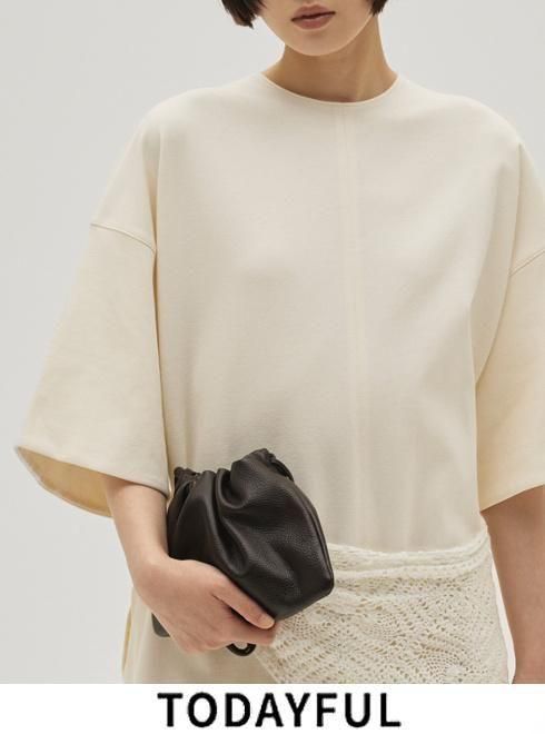 TODAYFUL (トゥデイフル）Drawstring Leather Bag☆ 26春夏予約