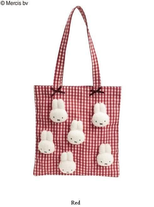 merry jenny (メリージェニー)ギンガムもこもこmiffyトート 25秋冬