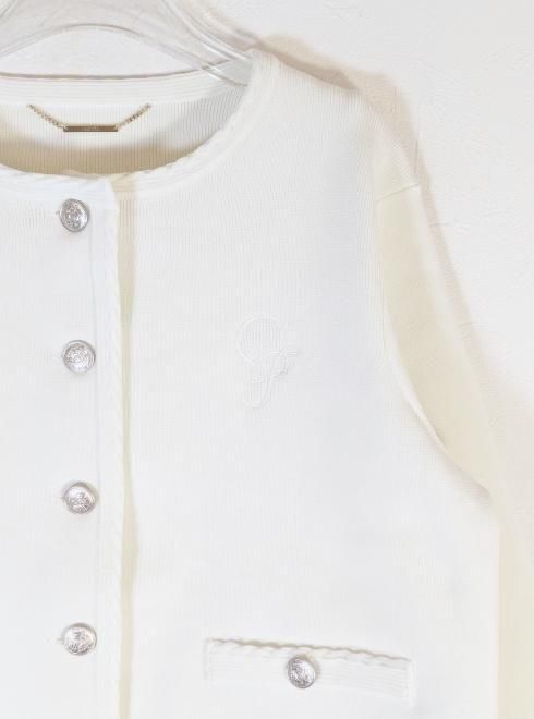 CELFORD (セルフォード)トリム刺繍カーディガン 26春夏【CWND261118