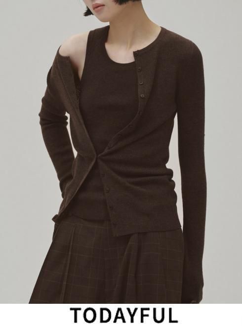 TODAYFUL (トゥデイフル）Silkwool Knit Cardigan☆ 26秋冬予約