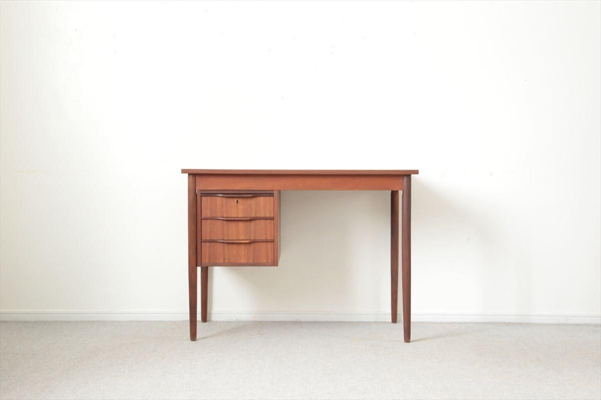 北欧ヴィンテージ】SLOW HOUSE キドニー型デスク チーク材 北欧