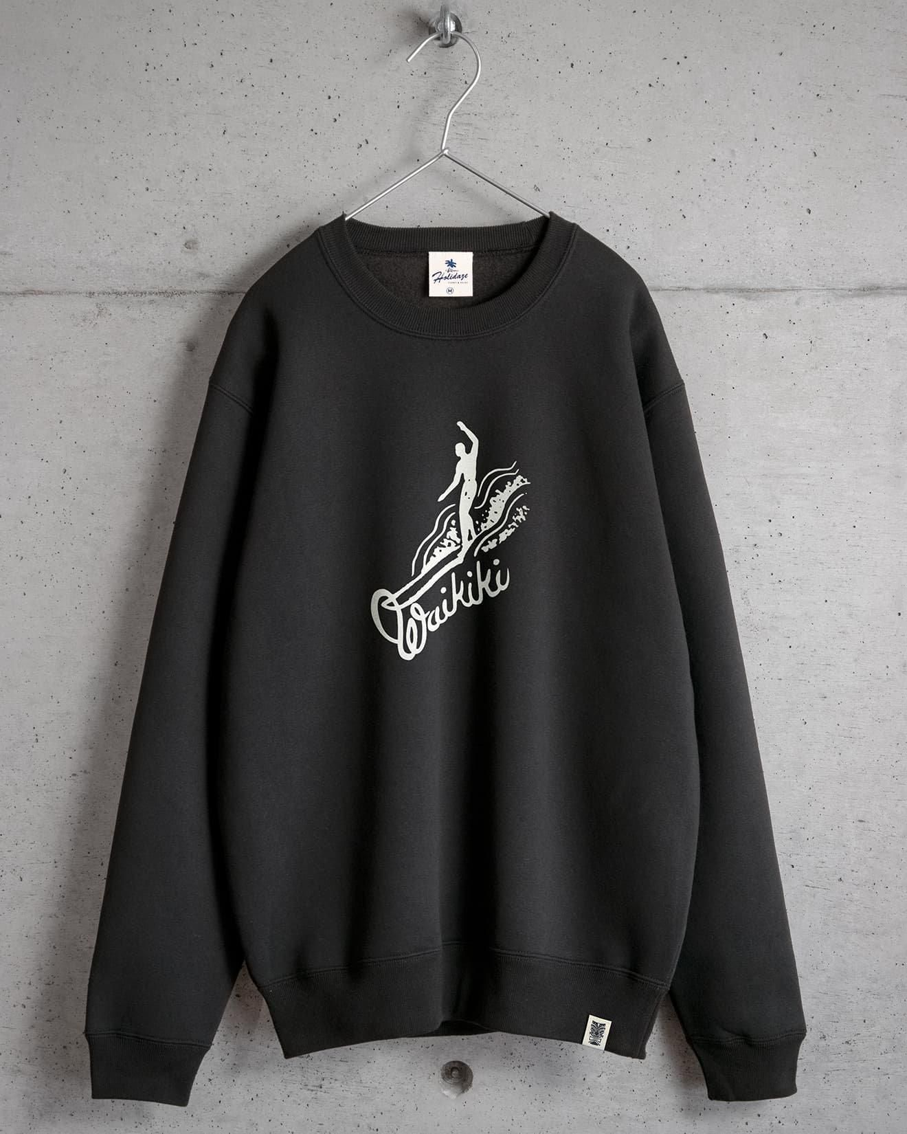 WAIKIKI SURF サーフ スウェット スミクロ - HOLIDAZE（ホリデイズ