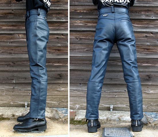 Vintage Lewis Leathers Navy Slim Trousers (26) VLP-09 - BARKBOX