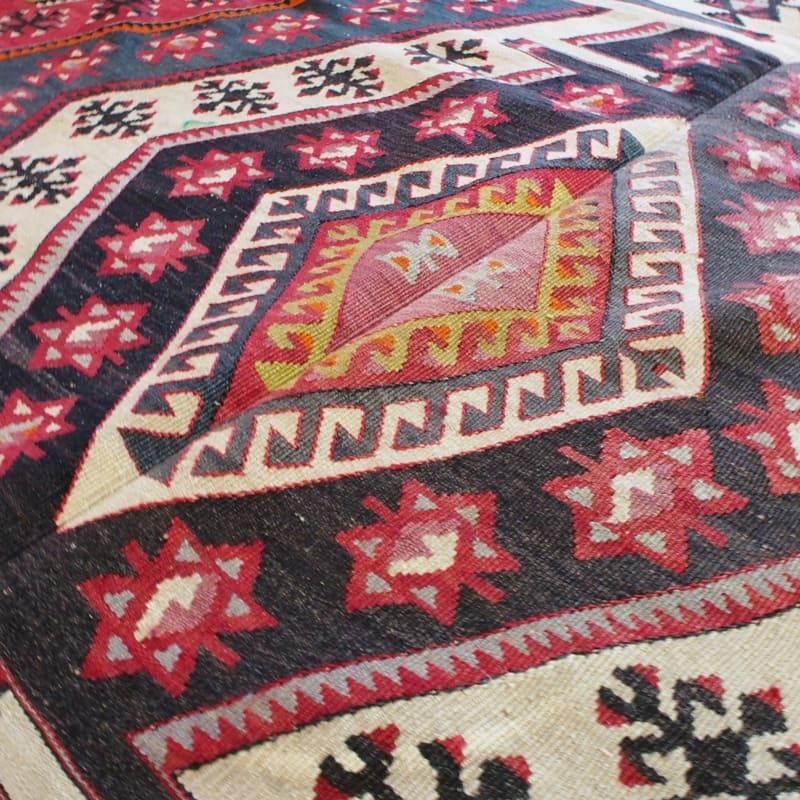 オールドキリム トルコ シワス 180×444cm 1930年代 ヴィンテージラグ