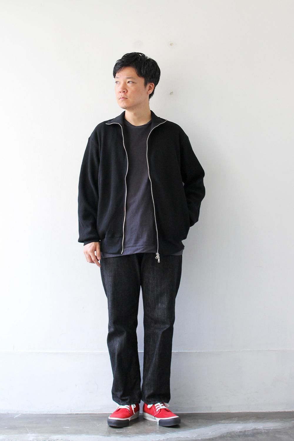 Big Waffle Drivers Zip Cardigan - Bricklayer *A vontade
