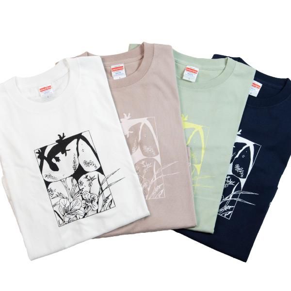 ナチュラルガーデンズMOEGI オリジナルTシャツ（バニラホワイト