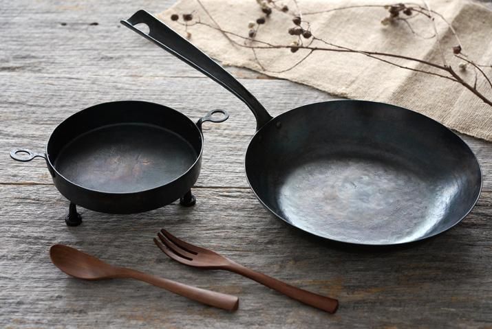 羽生直記｜鉄ハンドルフライパン（L）｜作家のうつわ通販｜和食器
