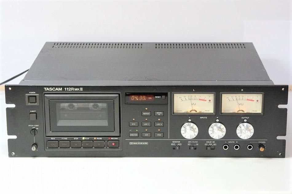 112RMKII ｜TASCAM 業務用 オートリバース3ヘッドカセットデッキ｜中古