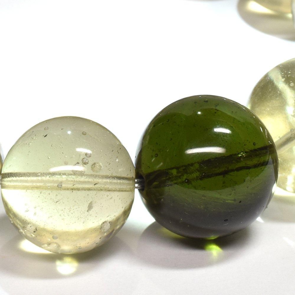 10周年記念 28日限定品】モルダバイト&リビアングラス ブレスレット