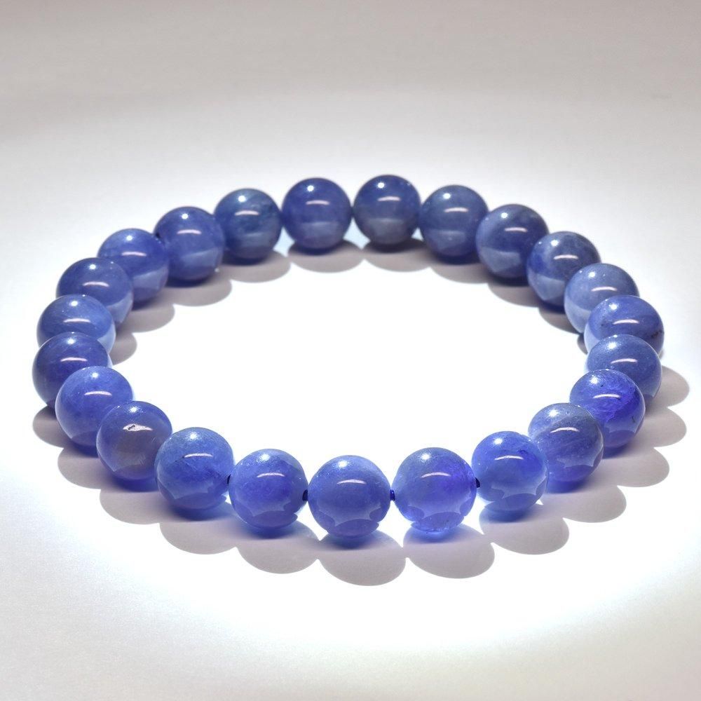タンザナイト ブレスレット 8mm #QM255 - プレミアム天然石専門店