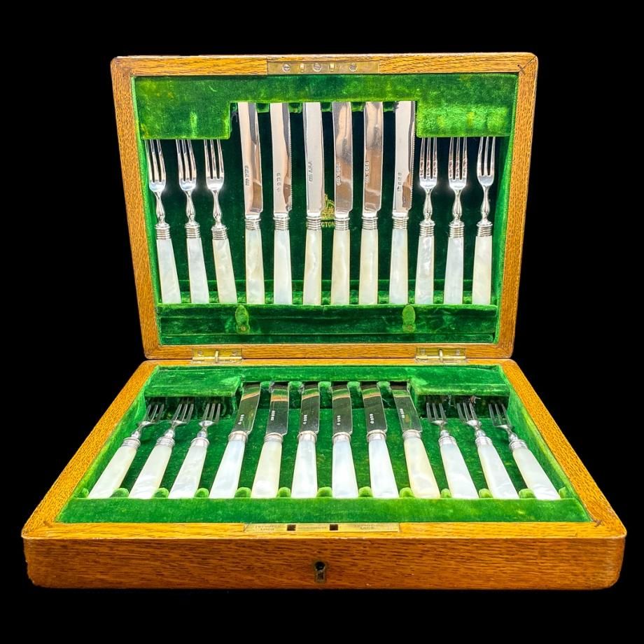 レンタル品】純銀 カトラリーセット（Elkington & Co.） - 鎌倉