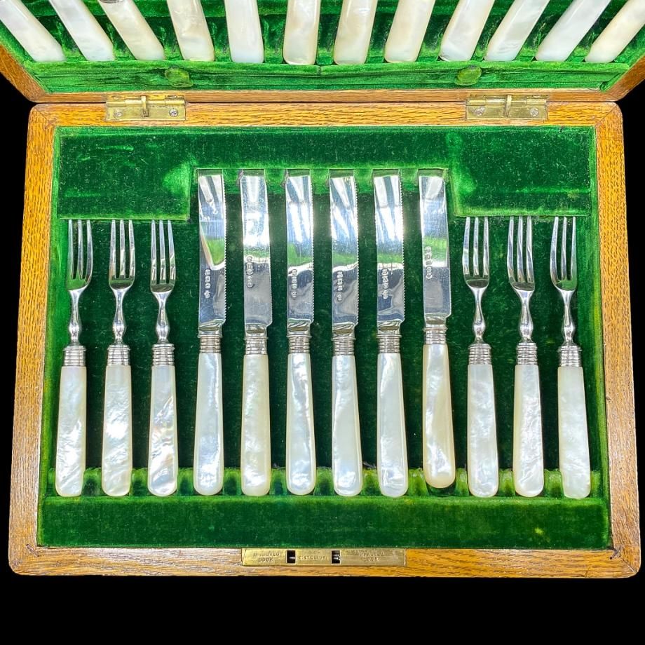 レンタル品】純銀 カトラリーセット（Elkington & Co.） - 鎌倉
