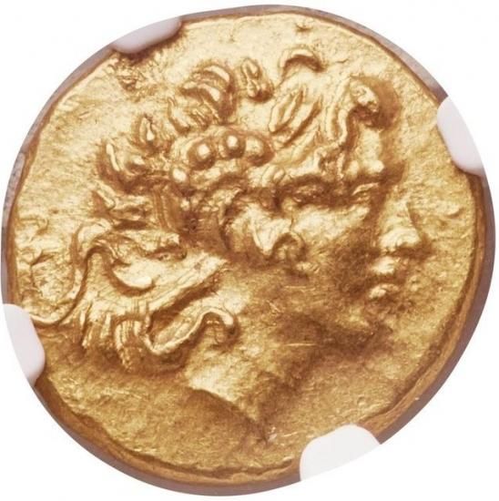 ポントゥス王国 BC120-63 ミトリダテス6世 スタテール金貨 NGC ☆MS 5