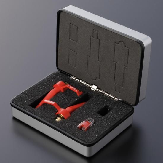 樽屋Tw-01M赤カートリッジ2本＋交換針1個/ケース付セット| レコード針