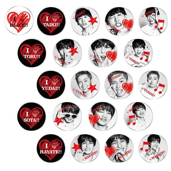 缶バッジ(全21種類ランダム)【a-i contact VOL.5～FiGHT BaCK～】 - Da