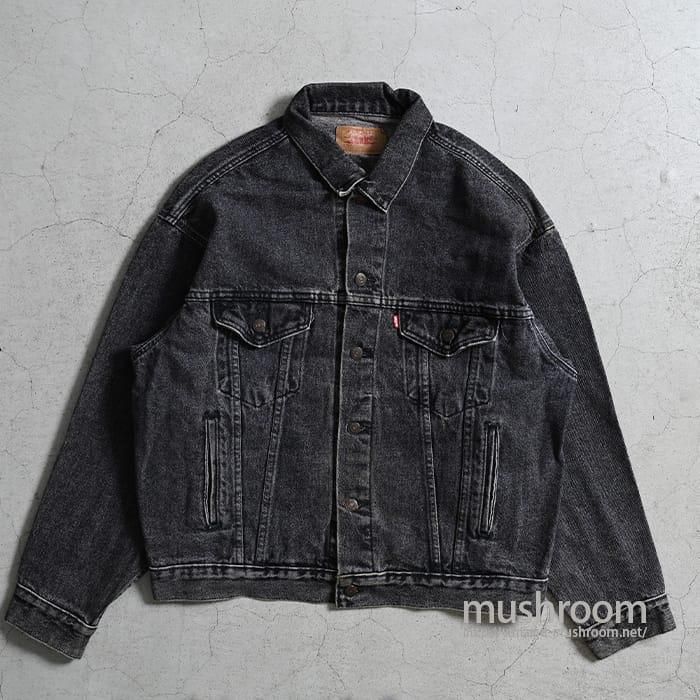 LEVI'S 70507-4858 BLACK DENIM JACKET（LARGE/GOOD CONDITION