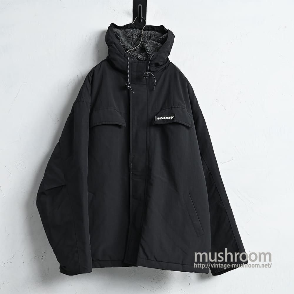OLD STUSSY NYLON×BOA JACKET with HOODY（Around 1990'S/GOOD