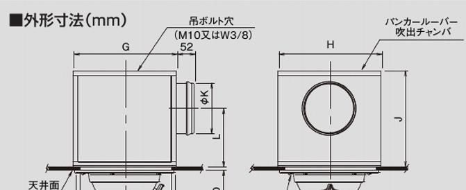 パンカールーバー吹出チャンバ K-PKBC□C□ 【送料無料】 - 空調のこと