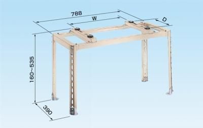 K-KH55G 平置台（塗装仕上げ）