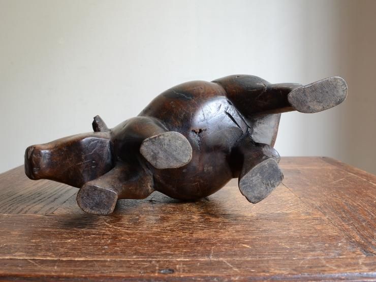 アンティーク サイモチーフ 木製オブジェ｜アンティーク雑貨｜CHELSEA