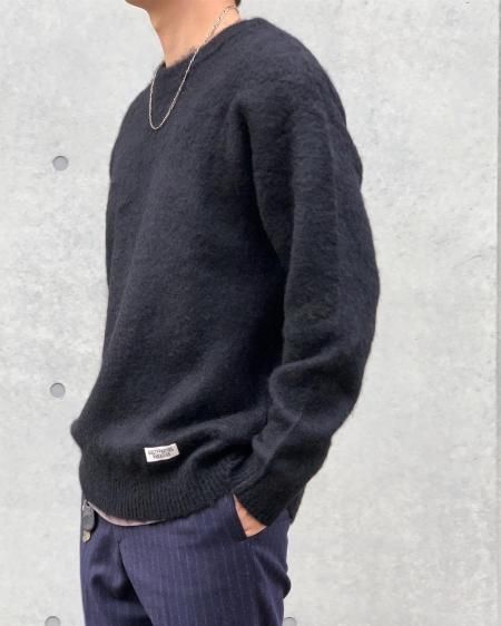 WACKO MARIA (ワコマリア) MOHAIR CREW NECK SWEATER (モヘアクルー