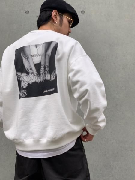 COOTIE (クーティー) Print Crewneck Sweatshirt (CHOLA) (プリント