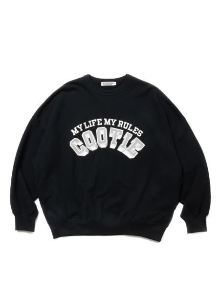 COOTIE (クーティー) Open End Yarn Print Sweat Crew (プリント