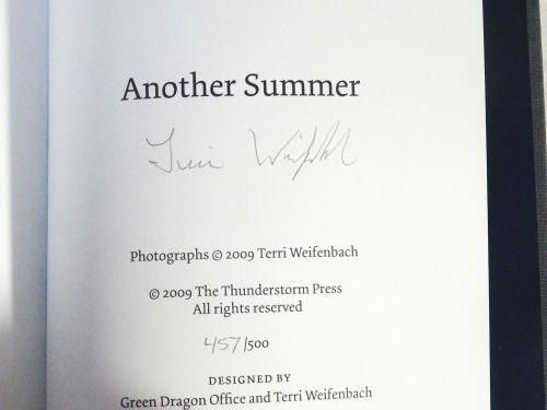 Terri Weifenbach: Another Summer, Limited Edition テリ・ワイフェン