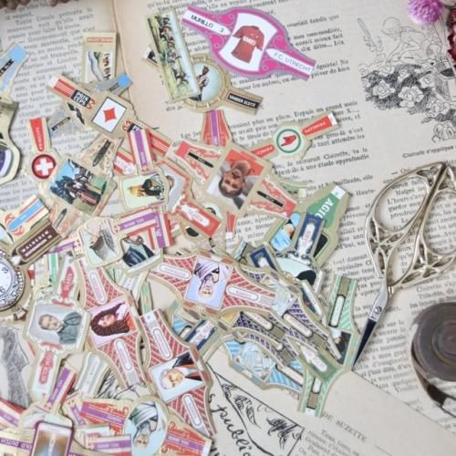 ヴィンテージシガーバンドアソートセット【10枚】 - Cheri