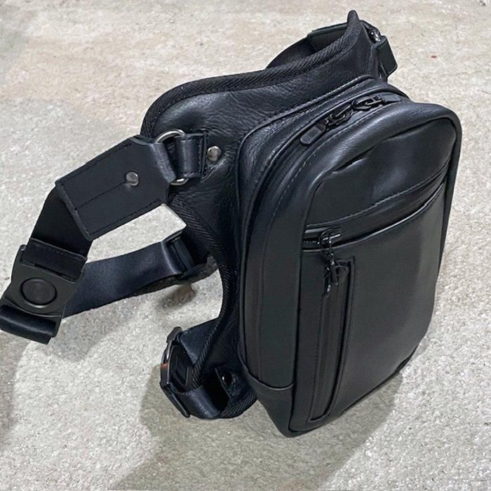 KUSHITANI【クシタニ】K-3578ZLD 2 WAY LEG BAG EXALITO LEATHER MODEL